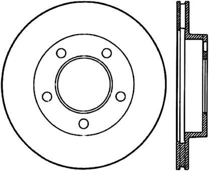 StopTech Slotted & Drilled Sport Brake Rotor Stoptech