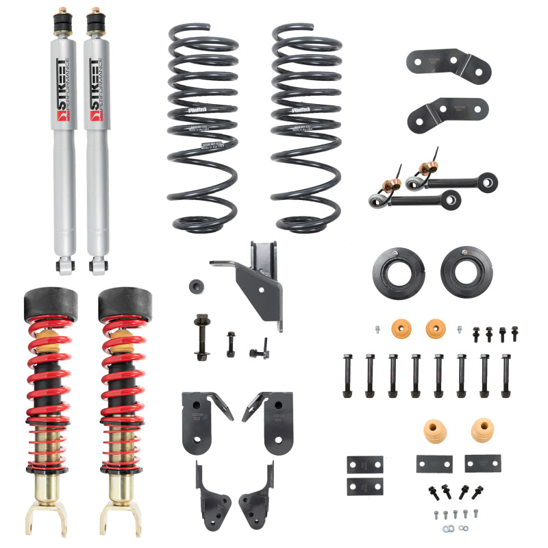 Belltech 19+ RAM 1500 (6-LUG) Performance Coilover Kit 1-3in Front/3-4in Rear - eliteracefab.com