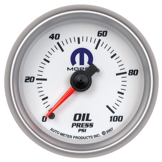 Autometer Mopar 52mm 0-100 PSI Oil Pressure Gauge 880028