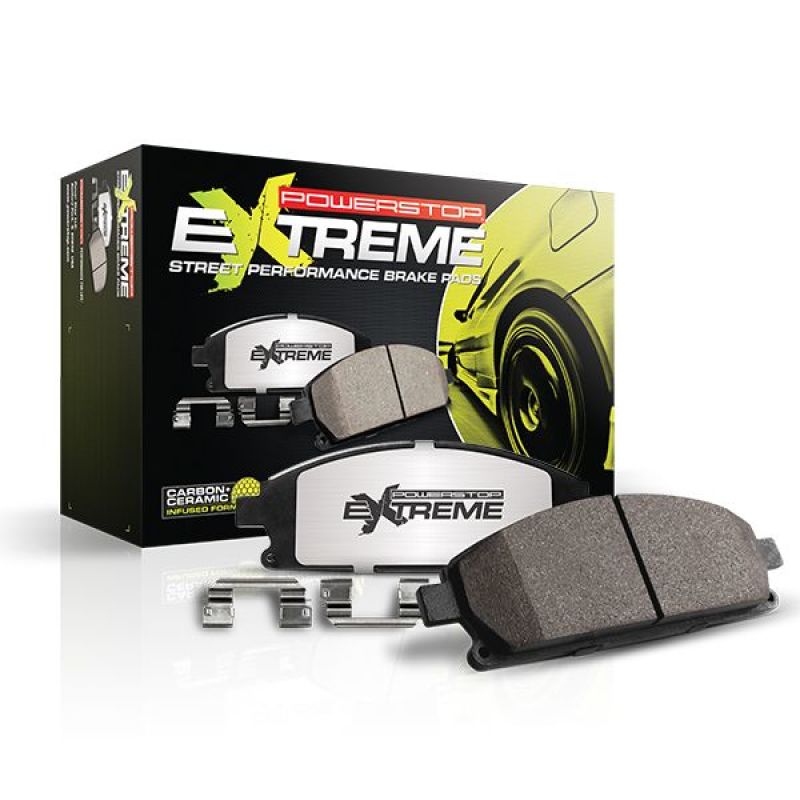 Power Stop 20-21 Tesla Y Performance Rear Z26 Street Brake Pad w/Hardware - eliteracefab.com