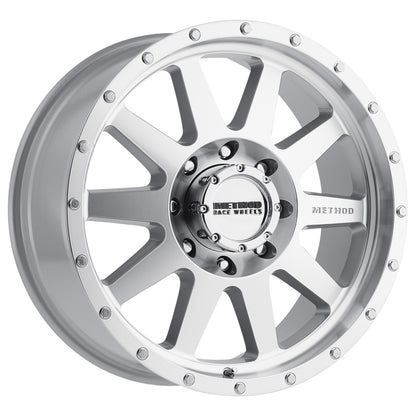 Method MR301 The Standard 17x9 -12mm Offset 8x6.5 130.81mm CB Machined/Clear Coat Wheel - eliteracefab.com