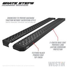 Load image into Gallery viewer, Westin Grate Steps Running Boards 54 in - Textured Black - eliteracefab.com