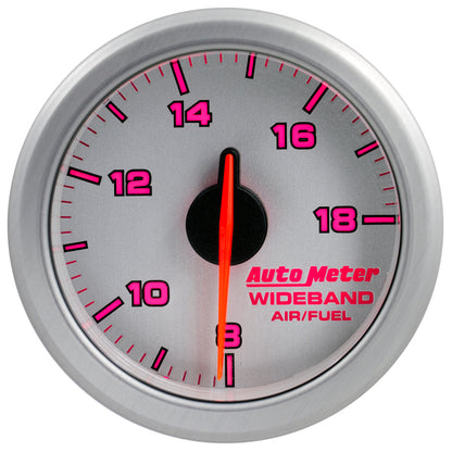 Autometer Airdrive 2-1/6in Wideband Air / Fuel Gauge 10:1-17:1 ARF Range - Silver 9178-UL
