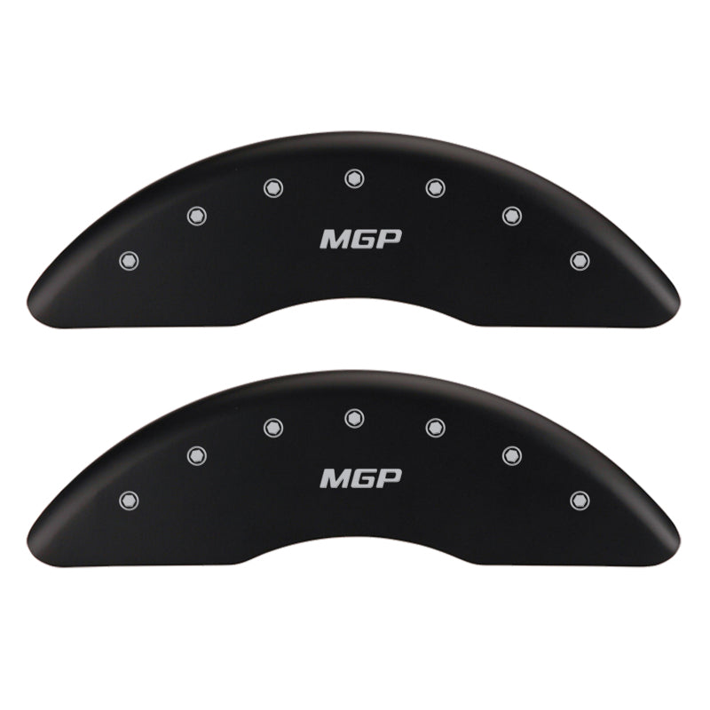 MGP 4 Caliper Covers Engraved Front & Rear MGP Red finish silver ch MGP