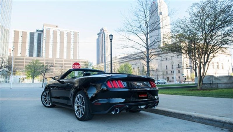 Corsa 15-16 Ford Mustang GT Convertible 5.0L V8 Polished Sport Cat-Back Dual Rear Exit CORSA Performance
