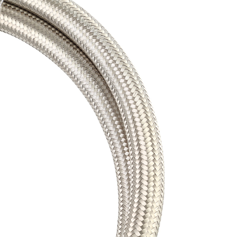 Mishimoto 6Ft Stainless Steel Braided Hose w/ -4AN Fittings - Stainless Mishimoto