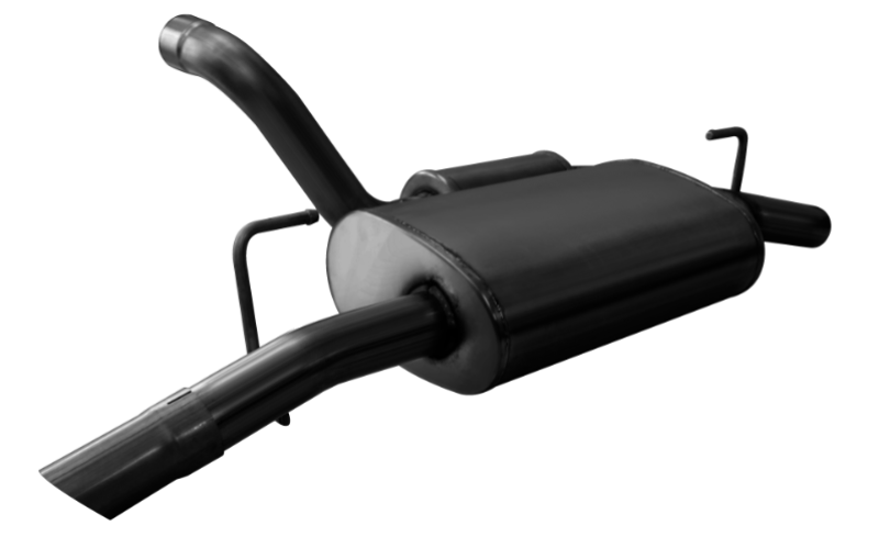 Corsa 18+ Jeep Wrangler JL 2.5in Dual Rear Turn Down Exit Black Touring Axle-Back Exhaust CORSA Performance