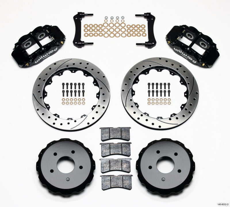 Wilwood Narrow Superlite 4R Rear Kit 12.88in Drilled 97-04 Corvette C5/Z06 Wilwood