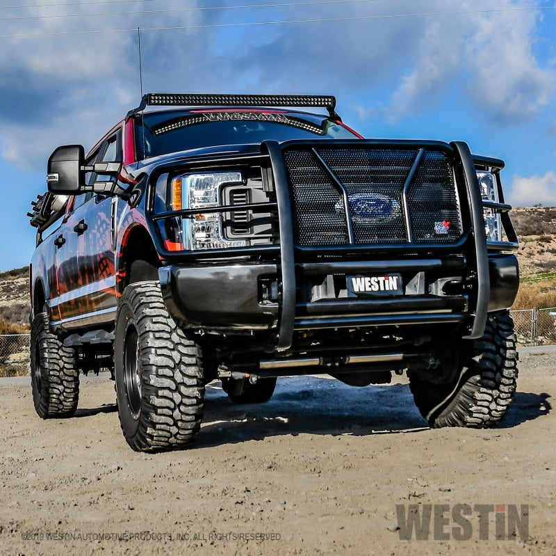 Westin 17-22 Ford F-250/350 HDX Modular Grille Guard - Black - eliteracefab.com