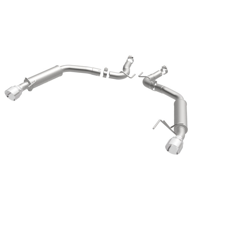 MagnaFlow Axle Back, SS, 2.5in, Competition, Dual Split Polish 4.5in Tip 2015 Ford Mustang Ecoboost Magnaflow