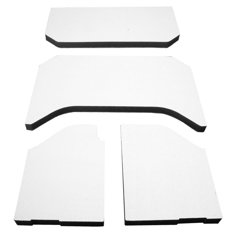 DEI 07-10 Jeep Wrangler JK 4-Door Boom Mat Headliner - 4 Piece - White DEI