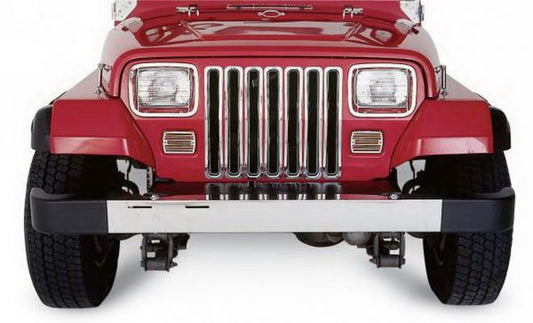 Rampage 1997-2006 Jeep Wrangler(TJ) Grille Inserts - Chrome - eliteracefab.com
