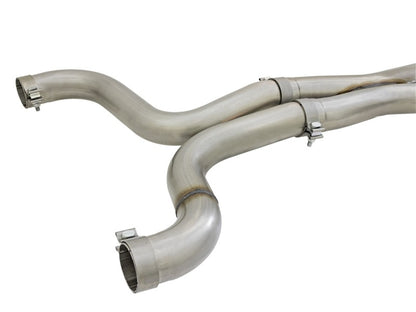 aFe MACHForce XP 3in 304 SS Axle-Back Dual Exhaust (NPP) w/ Polished Tips 16-17 Camro SS V8-6.2L - eliteracefab.com