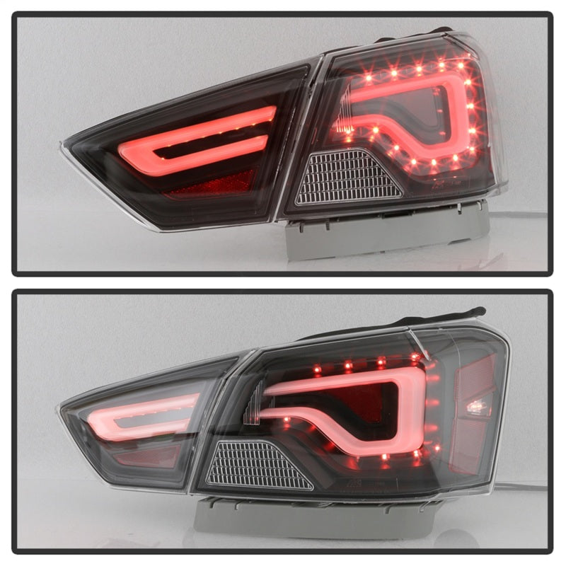 xTune 14-18 Chevy Impala (Excl 14-16 Limited) LED Tail Lights - Black (ALT-JH-CIM14-LBLED-BK) - eliteracefab.com