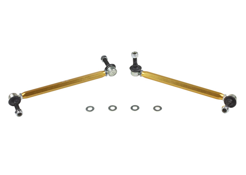 Whiteline 05-10 Chevy Cobalt/6/09+ Cruze/06-11 HHR Front Sway Bar - Link Assembly H/D Adj Steel Ball - eliteracefab.com