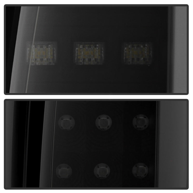 Spyder Chevy Tahoe / Suburban 15-17 LED Tail Lights - Black Smoke (ALT-YD-CTA15-LED-BSM) - eliteracefab.com