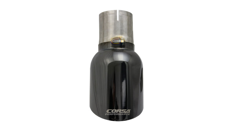 Corsa Single Universal 2.75in Inlet / 4.5in Outlet Black PVD Pro-Series Tip Kit CORSA Performance