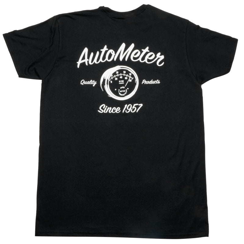 Autometer Vintage T-Shirt Black Large 0423L