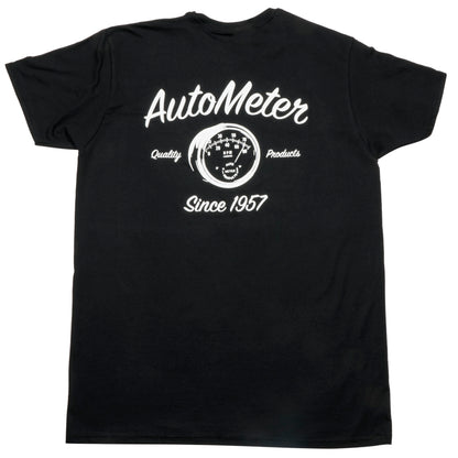 Autometer Vintage T-Shirt Black Large 0423L
