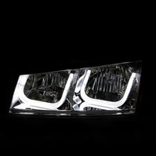 Load image into Gallery viewer, ANZO USA Chevrolet Silverado Projector Headlights W/ U-Bar Chrome; 2003-2006 - eliteracefab.com