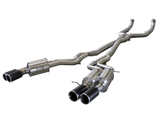 aFe MACHForce XP Exhaust 304SS Cat-Back w/ Carbon Fiber Tips 12-13 BMW M5 (F10) V8 4.4L (tt) aFe