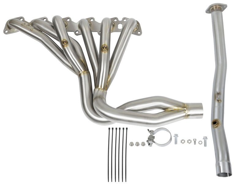 aFe Twisted Steel Tri-Y Headers/Connection Pipes (Race) 01-16 Nissan Patrol (Y61) 4.8L aFe