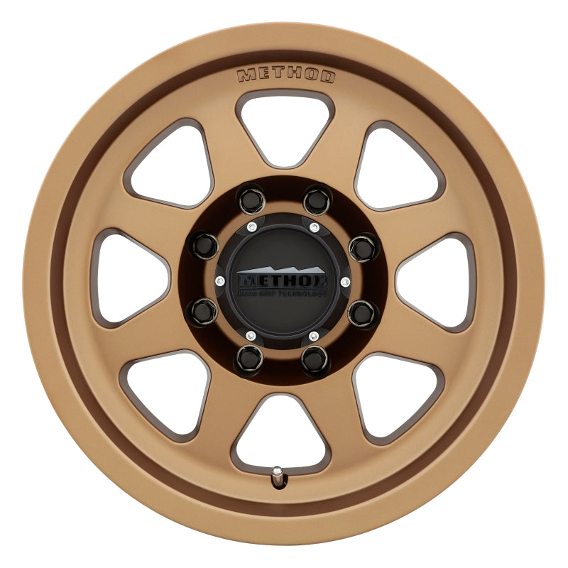 Method MR701 17x8.5 0mm Offset 8x6.5 130.81mm CB Method Bronze Wheel - eliteracefab.com