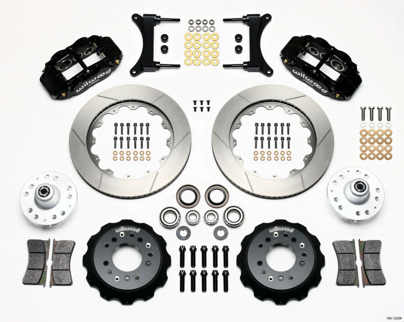 Wilwood Narrow Superlite 6R Front Hub Kit 14.00in 79-87 GM G Body Wilwood