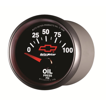 Autometer Oil Pressure 2-1/16, 0-100 PSI - Red Bowtie 3627-00406