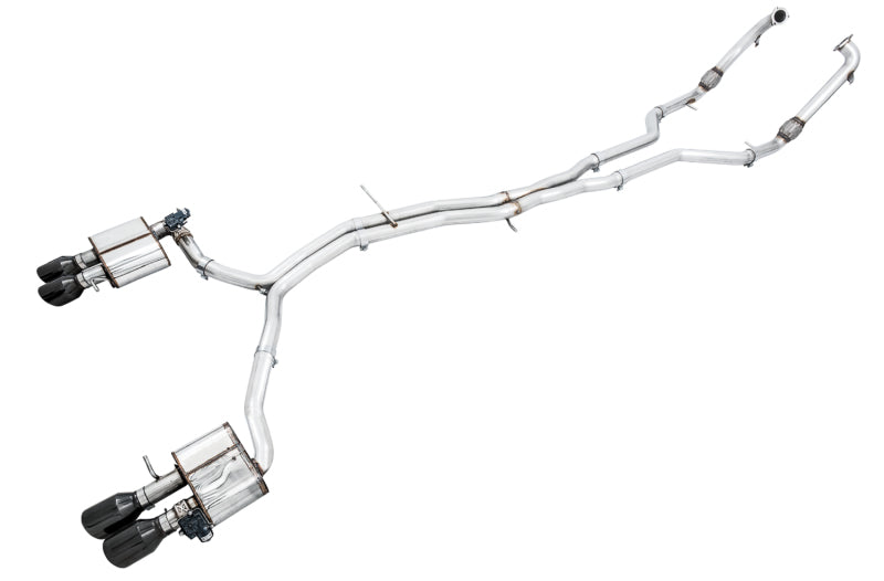 AWE Tuning Audi B9 S5 Coupe SwitchPath Exhaust w/ Black Diamond Tips (102mm) AWE Tuning