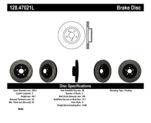 Load image into Gallery viewer, STOPTECH DRILLED SPORT BRAKE ROTOR, 128.47021L - eliteracefab.com