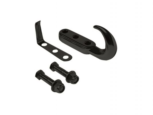 Rampage 1945-1949 Jeep CJ2A Tow Hook Kit - Black - eliteracefab.com