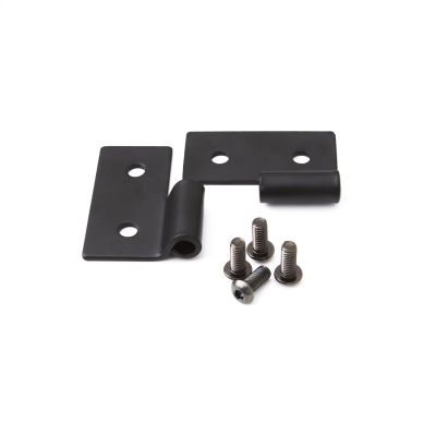 Rampage 1976-1983 Jeep CJ5 Lower Door Hinge Brackets - Black - eliteracefab.com