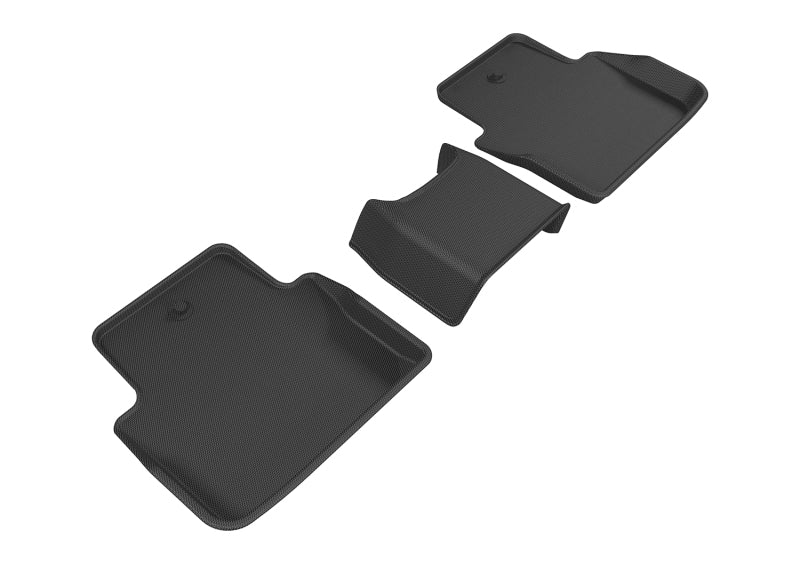 3D MAXpider L1AC00921509 2015-2020 Acura TLX Kagu 2nd Row Floormats - Black 3D MAXpider