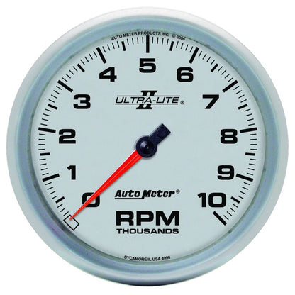 Autometer Ultra-Lite II 5 Inch 10000 RPM In-Dash Tachometer 4998