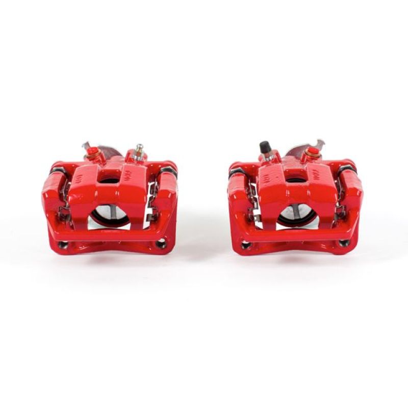 Power Stop 09-14 Acura TSX Rear Red Calipers w/Brackets - Pair - eliteracefab.com