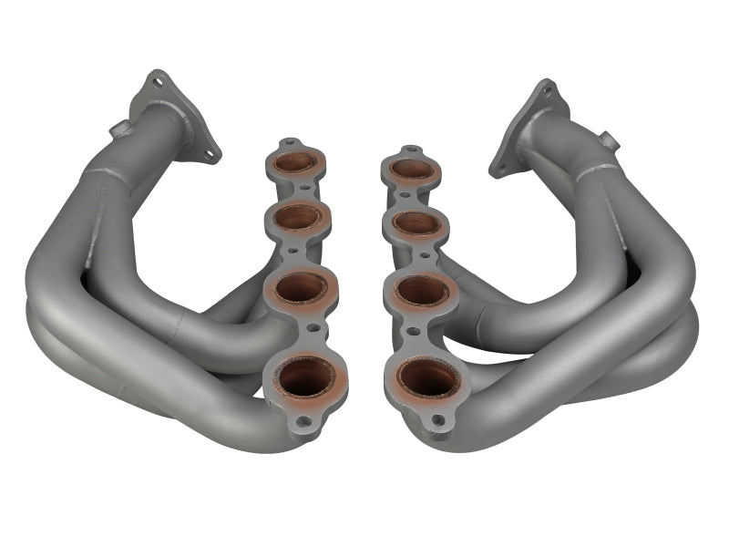 aFe Twisted 304SS Header 2020 Chevy Corvette (C8) 6.2L V8 - Titanium Ceramic Coated - eliteracefab.com