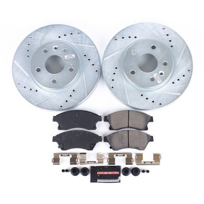 Power Stop 11-15 Chevrolet Cruze Front Z23 Evolution Sport Brake Kit - eliteracefab.com