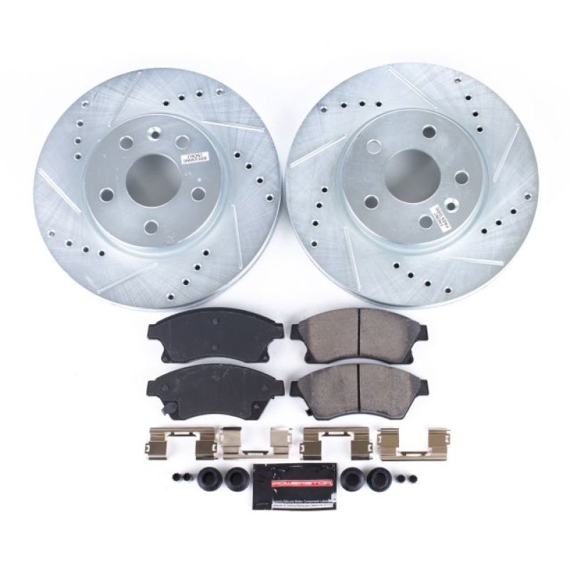 Power Stop 11-15 Chevrolet Cruze Front Z23 Evolution Sport Brake Kit - eliteracefab.com