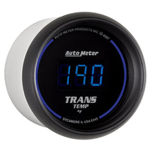 Load image into Gallery viewer, AutoMeter GAUGE; TRANS TEMP; 2 1/16in.; 340deg.F; DIGITAL; BLACK DIAL W/BLUE LED - eliteracefab.com