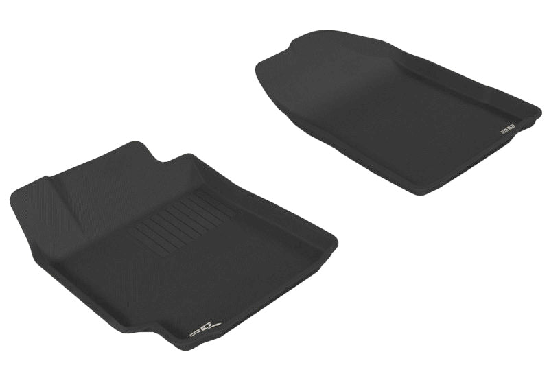 3D MAXpider L1TY00411509 2007-2011 Toyota Camry Kagu 1st Row Floormat - Black