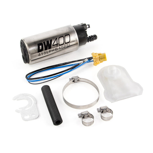 DeatschWerks 415LPH DW400 In-Tank Fuel Pump w/ 9-1042 Install Kit 89-93 Mazda MX-5/Miata - eliteracefab.com