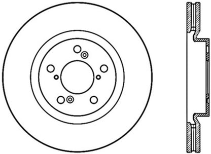 StopTech 09-14 Acura TL Sport Cryo Slotted Front Left Rotor Stoptech