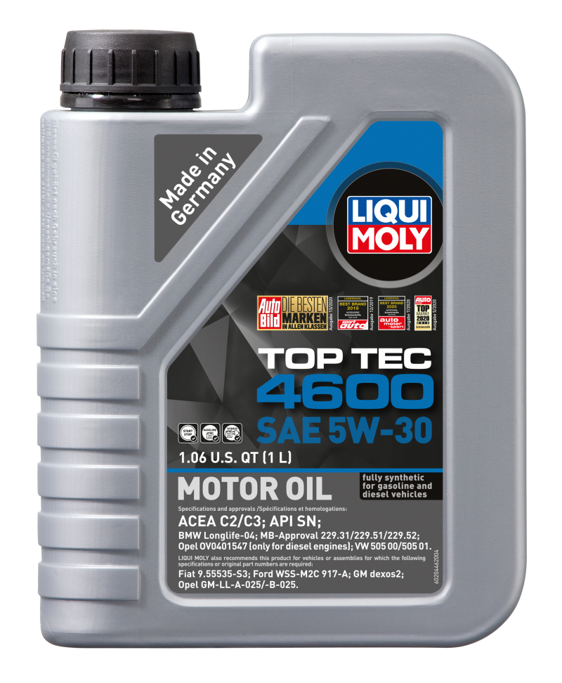 LIQUI MOLY 1L Top Tec 4600 Motor Oil 5W30 LIQUI MOLY
