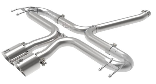 aFe Takeda 2-1/2in 304 SS Axle-Back Exhaust w/Polished Tips 17-20 Honda Civic Sport L4-1.5L (t) - eliteracefab.com