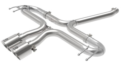 aFe Takeda 2-1/2in 304 SS Axle-Back Exhaust w/Polished Tips 17-20 Honda Civic Sport L4-1.5L (t) - eliteracefab.com