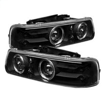 Load image into Gallery viewer, Spyder Chevy Silverado 1500/2500 99-02 Projector Headlights LED Halo LED Black PRO-YD-CS99-HL-BK - eliteracefab.com