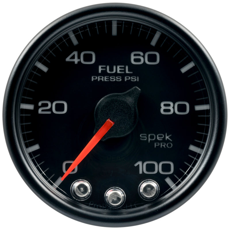 Autometer Spek-Pro - Nascar 2-1/16in Fuel Press 0-100 psi Bcb Ecu