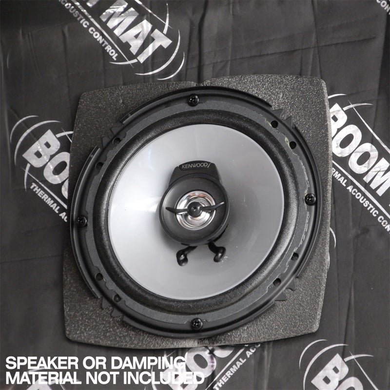 DEI Speaker Baffles 5.25in Round 6.5in Wide 6.5 Height 4in Deep Pair DEI