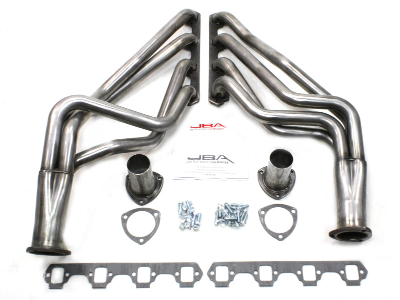 JBA 65-73 Ford Mustang 260-302/71-73 Ford 260-351W SBF 1-5/8in Primary Raw 409SS Long Tube Header JBA
